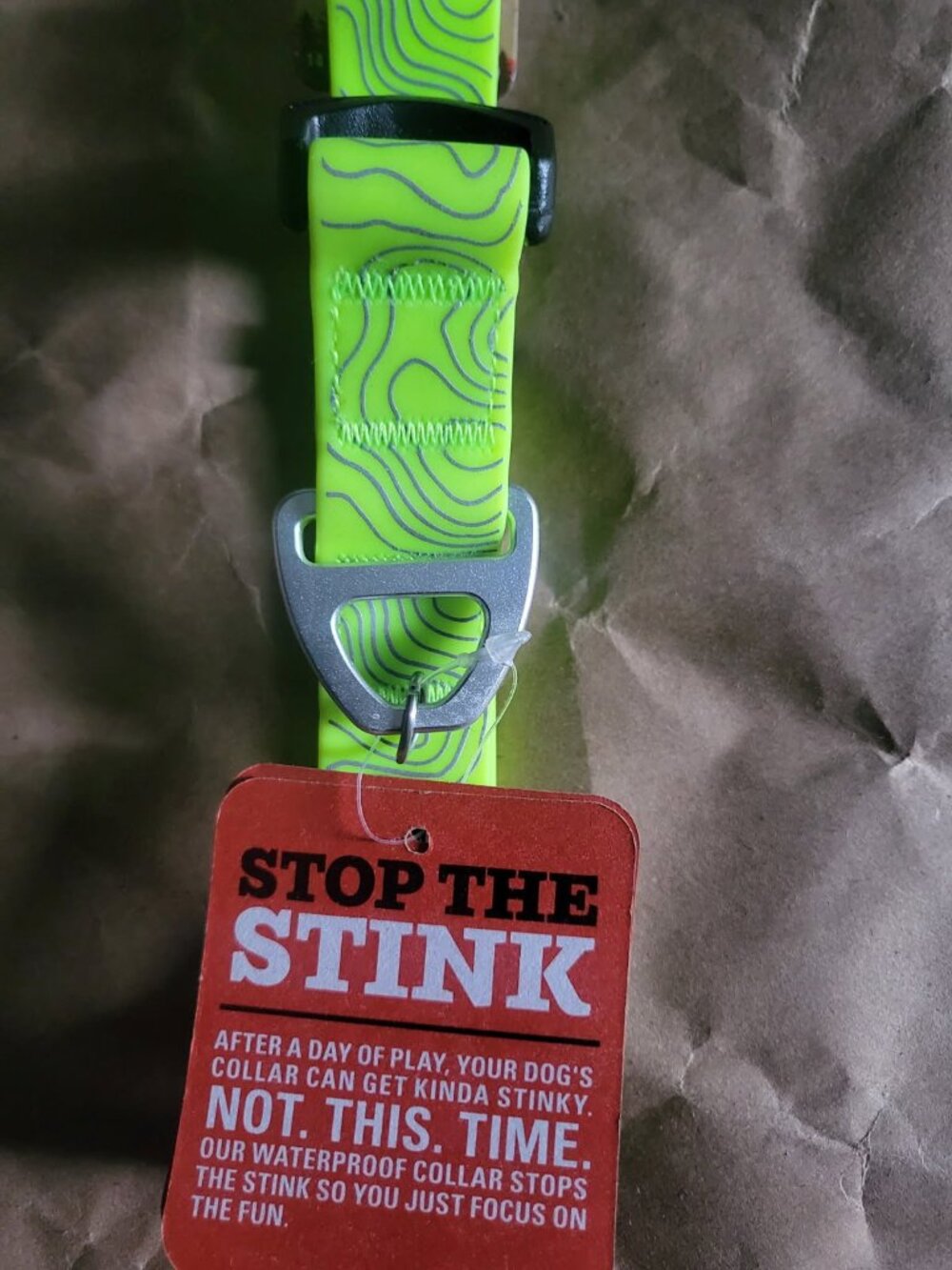 Arcadia Trail Stink Free Waterproof Reflective Dog Collar - M New With Tags - Picture 4 of 4
